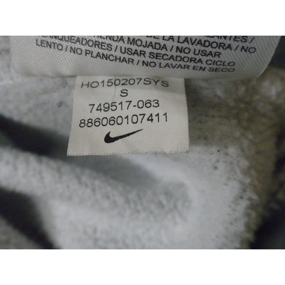 Nike Hoodie Sweatshirt Mens S Gray KO Center Swoosh Therma Fit Fleece Pullover